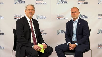 John Foley and FCC Commissioner Brendan Carr
